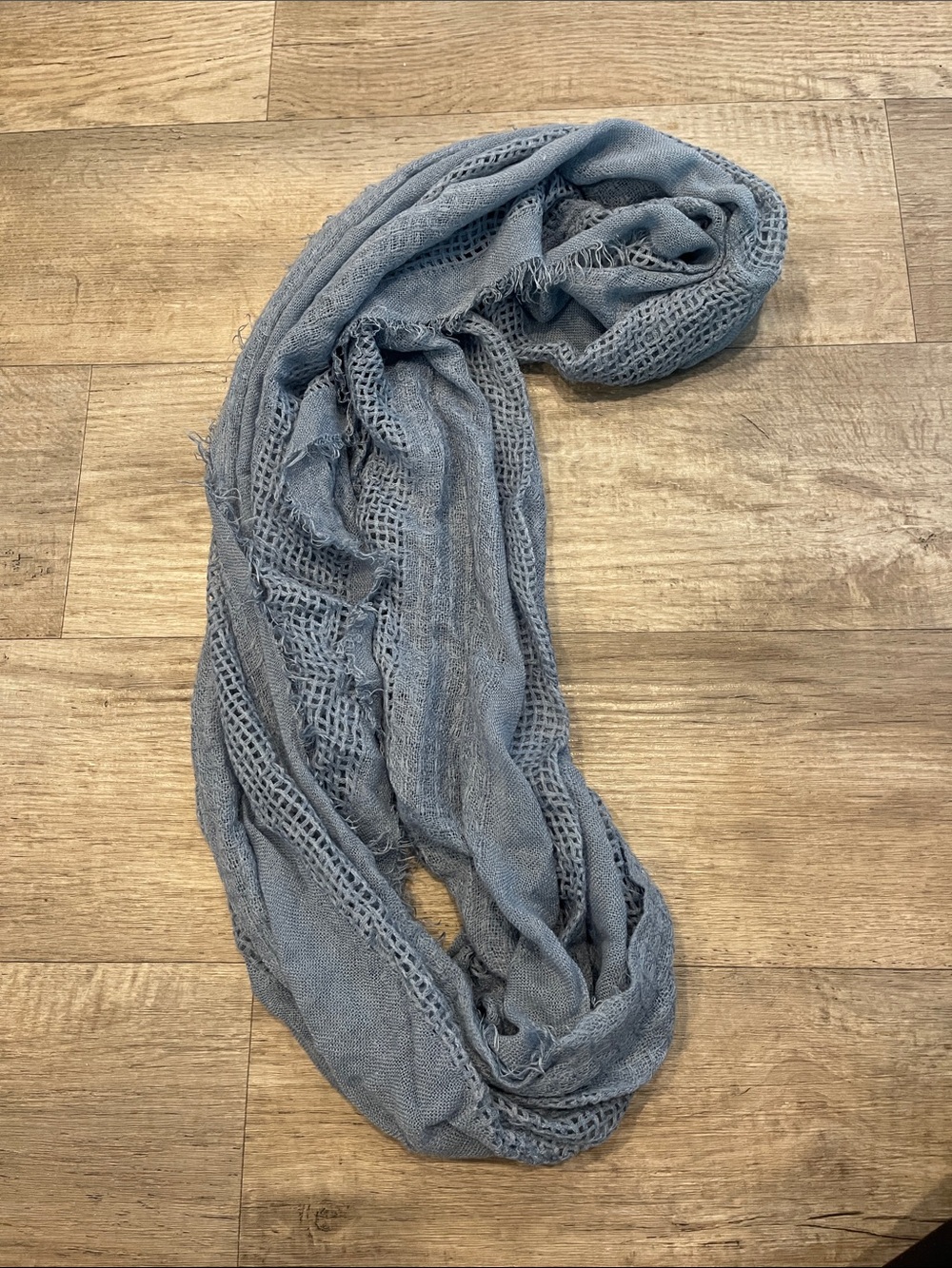 Lightweight Blue Women’s Scarf - infinity